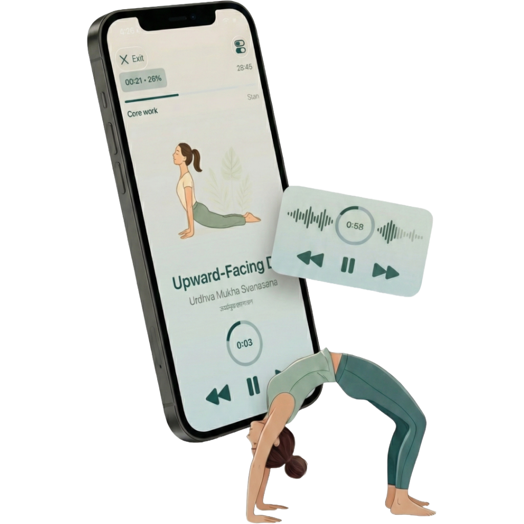 Yogakosh App Interface